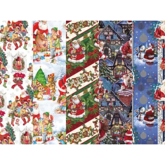 Pol-Mak Dekorpapier in Rollen 70x100 Sternset 257