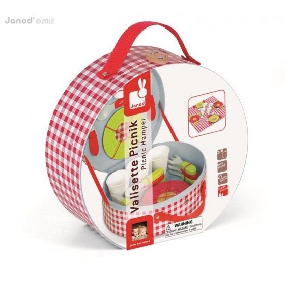 JANOD set picnic suitcase with 21 accessories