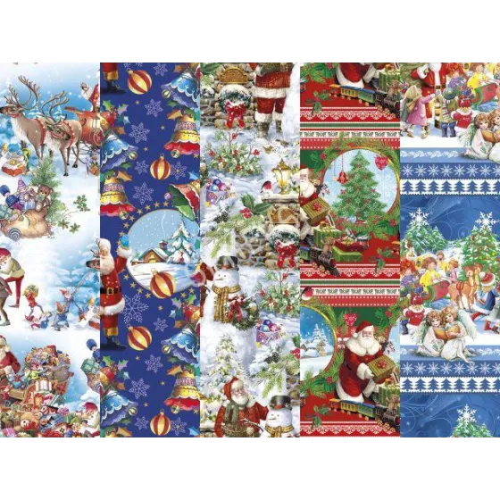 Pol-Mak Dekoratív papír a Rolls 70x100 Star Set 161