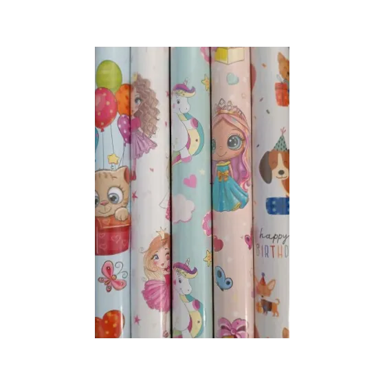 Pol-Mak Dekoratív papír a Rolls 70x100 Set 203 Grafika -