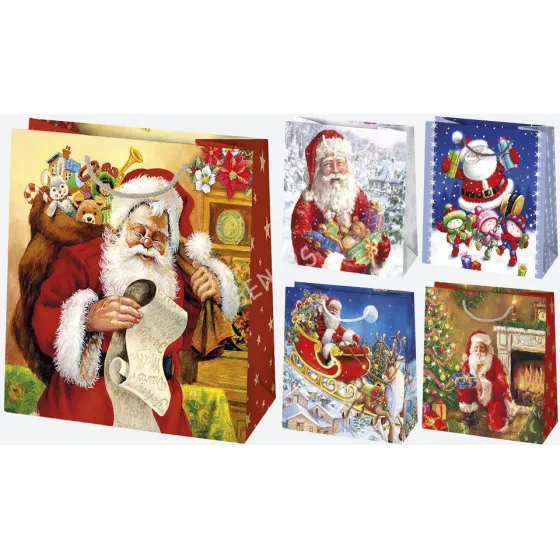 Pol-Mak Dekoratív kézitáska T2 155x155x80 csillagos zest. 