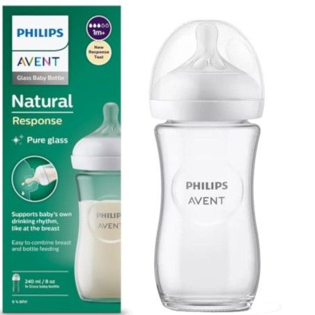 Philips Avent Sklenená fľaša Prírodná odpoveď 240ml