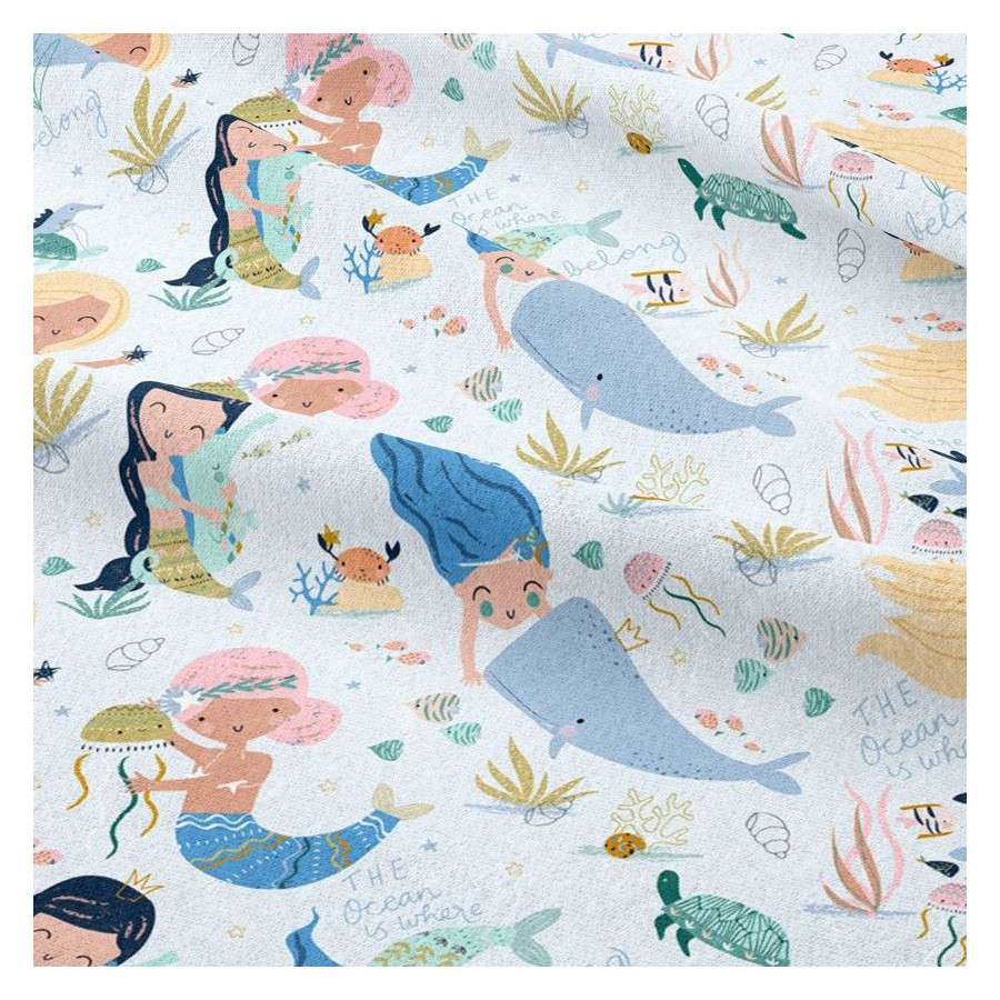 LA MILLOU BAMBOO BLANKET - M - MERMAID PLAYGROUND