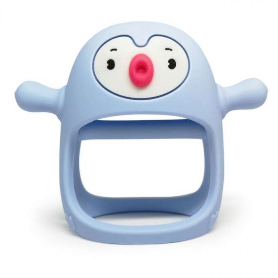 Smily Mia Massaggiagengive in silicone Penguin Buddy Azzurro