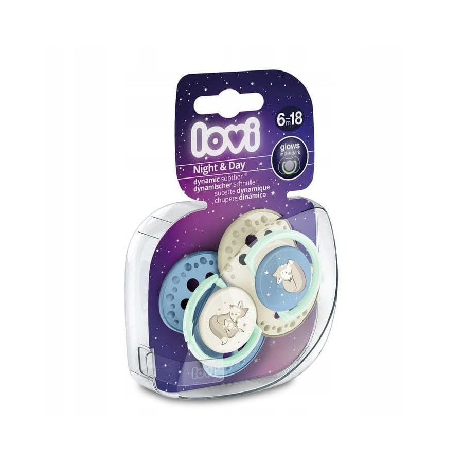 LOVI Silikondynamisk spen LOVI 6-18m 2 st 