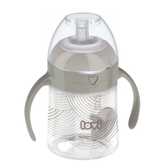 LOVI Pierwszy kubek z obciążoną słomką LOVI 150 ml Harmony