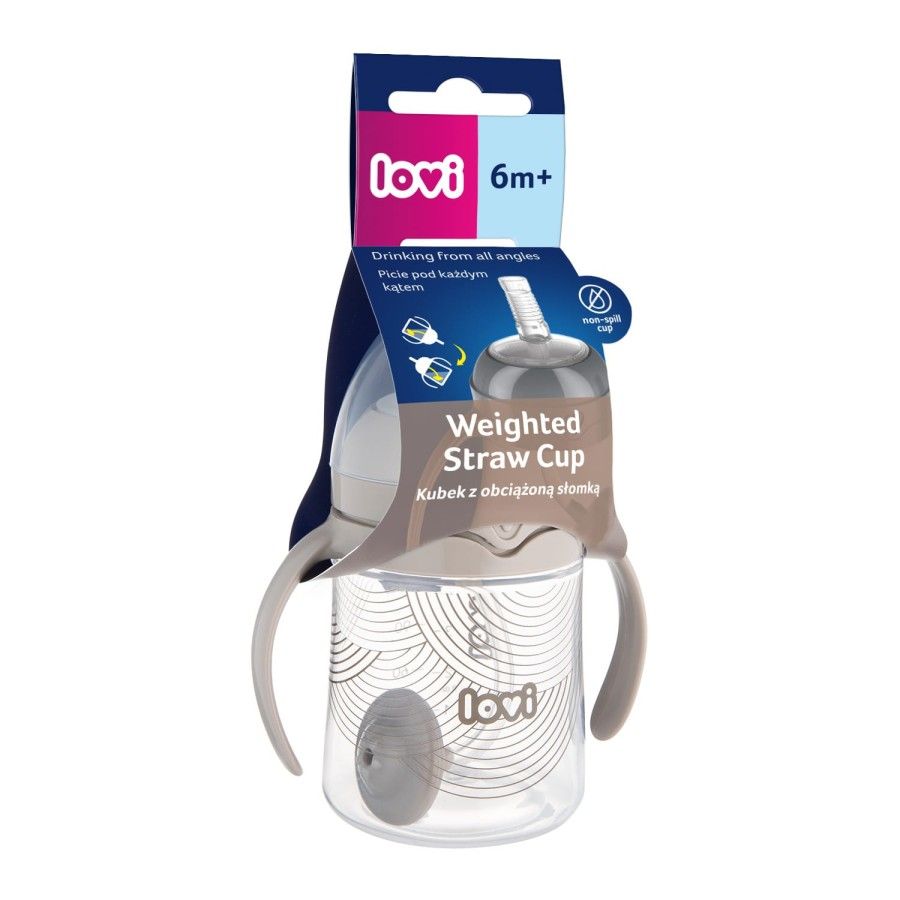 LOVI La première tasse avec une paille chargée LOVI 150 ml de