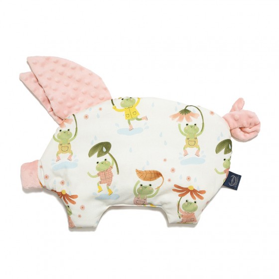 La Millou Poduszka Sleepy Pig Minky FROGS