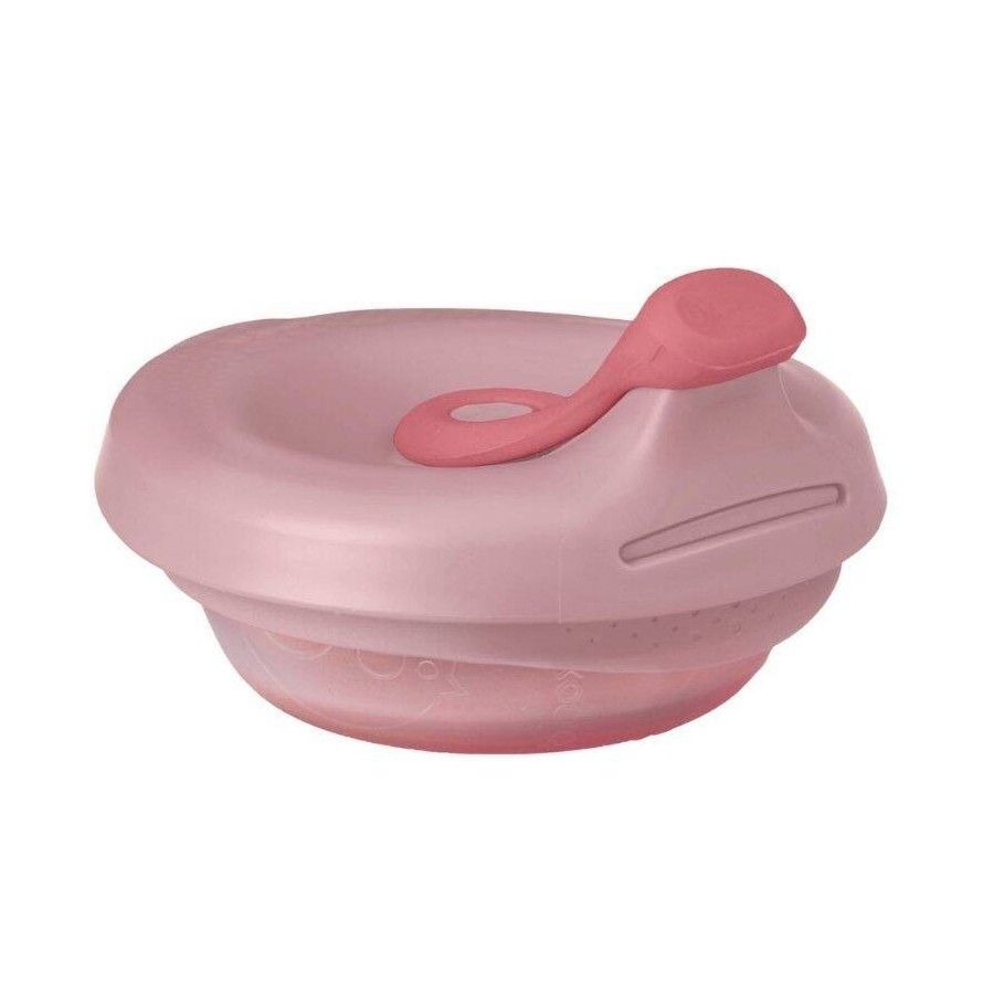 B.box fill+feed Bouteille en silicone avec couvercle pour