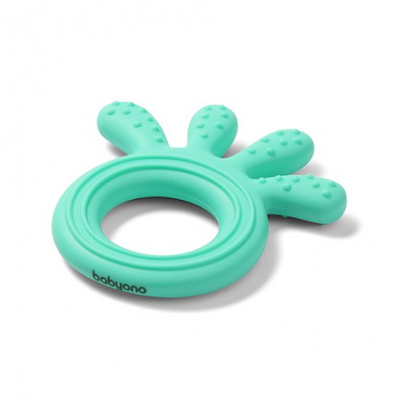 Babyono Gryzak silikonowy OCTOPUS green