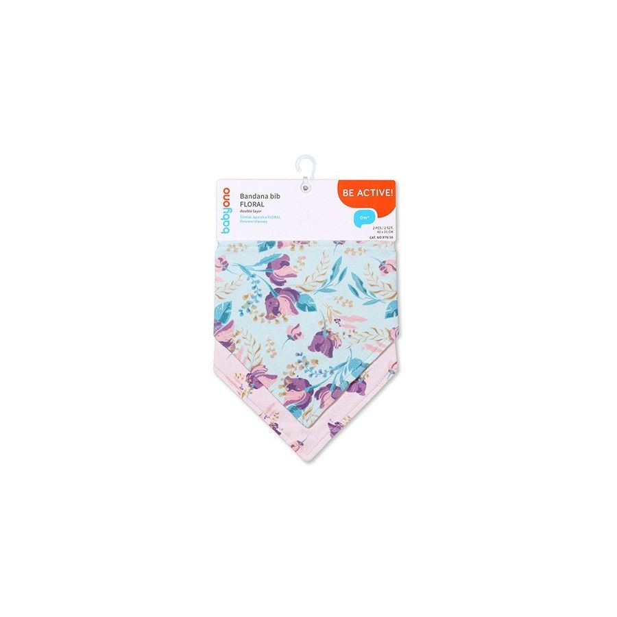 Babyono Śliniak apaszka FLORAL