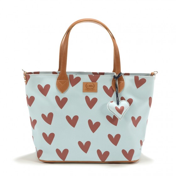 BOLSO LA MILLOU PARA MADRE - L - FEERIA - HEARTBEAT BLUE