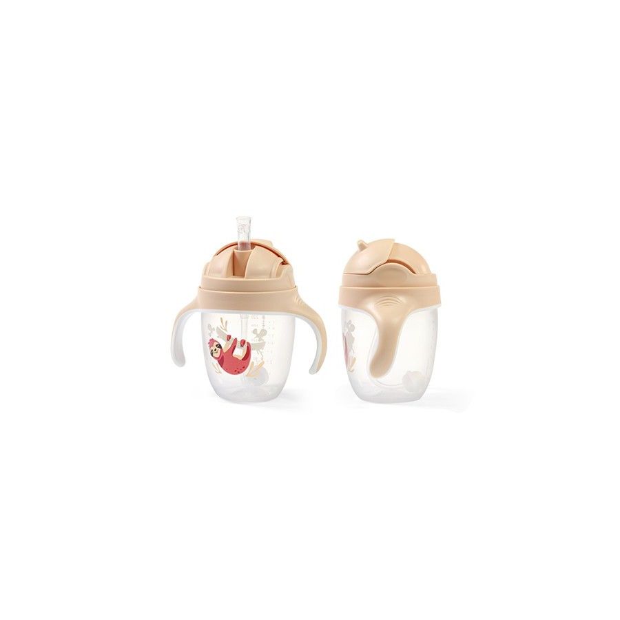 Babyono Kubek niekapek z obciążoną słomką - 5901435415030