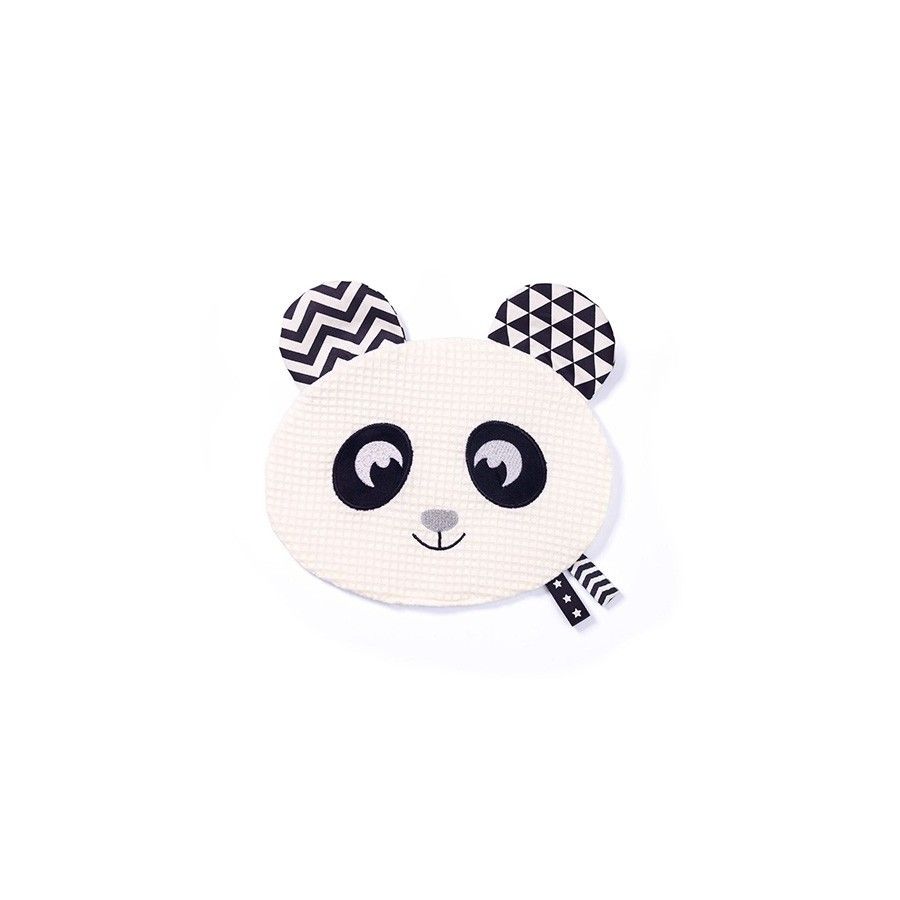 Babyono Przytulanka - szeleścik HAPPY PANDA BLINK & SMILE
