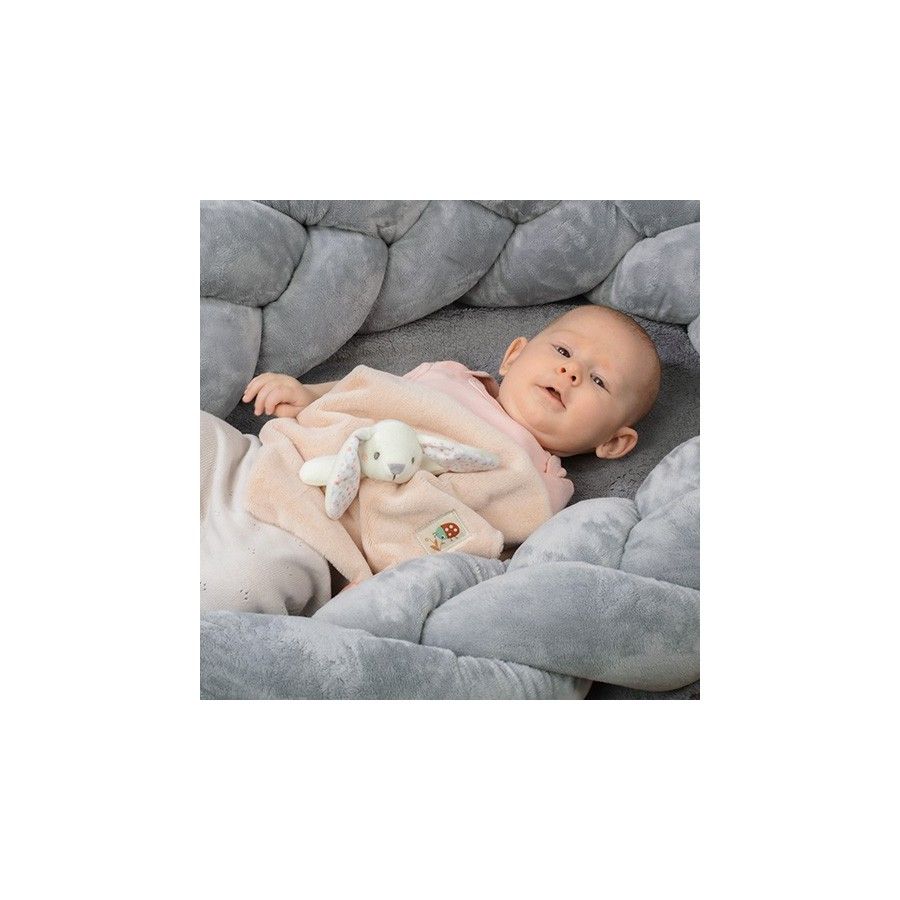 Babyono Przytulanka kocyk BABY BUNNY