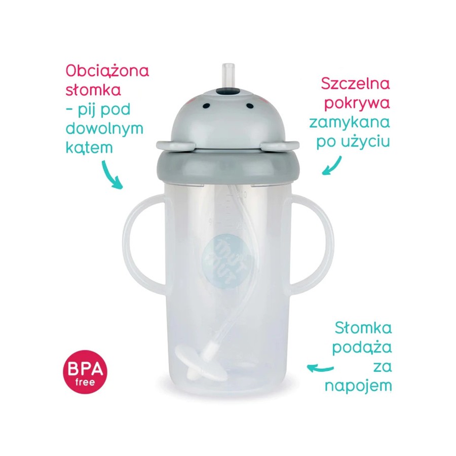 Tum Tum Bidon ze Słomką dla Dzieci Koala Kev 300 ml