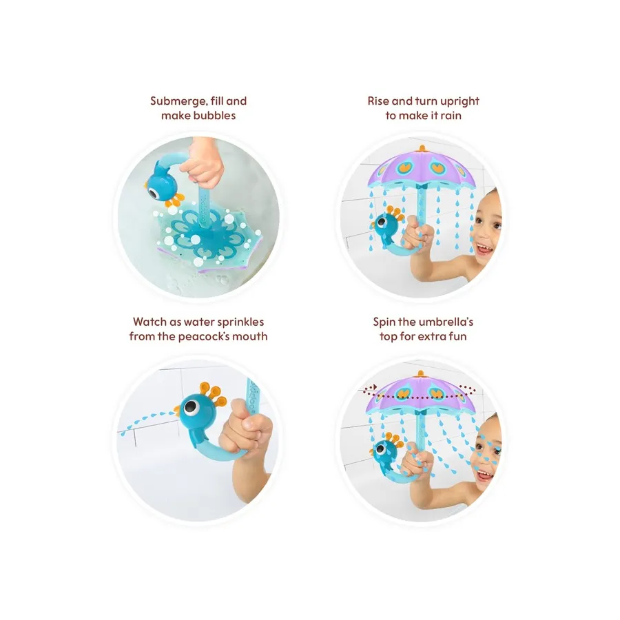 Yookidoo Egy esős fürdő játék napernyő lila -