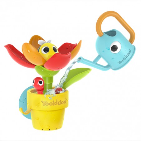 Yookidoo Jouet de bain La fleur Peek-a-Bee en fleurs