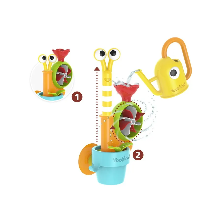 Yookidoo Zabawka do Kąpieli Wyskakujący Ślimak z Konewką