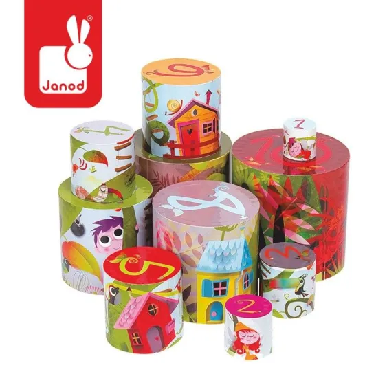 JANOD, Piramida wieża 10 kostek Magiczne drzewo, Janod