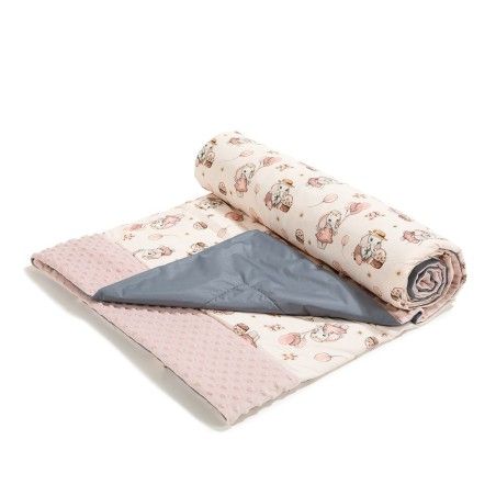 LA MILLOU PICNIC BLANKET MINKY - XL - ROSSY DI MAJA HYZY - SMOKE ROSE