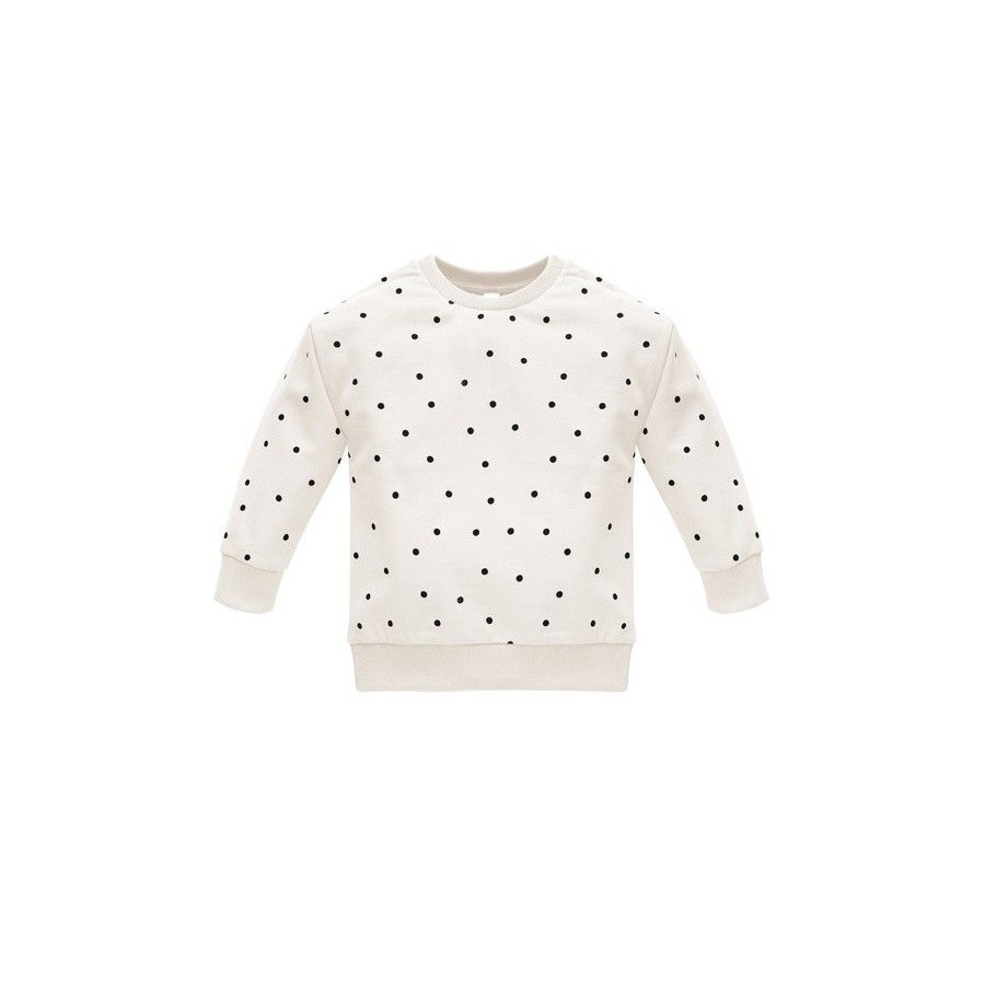 PINOKIO BLUZA TRES BIEN ECRU GROSZKI 80