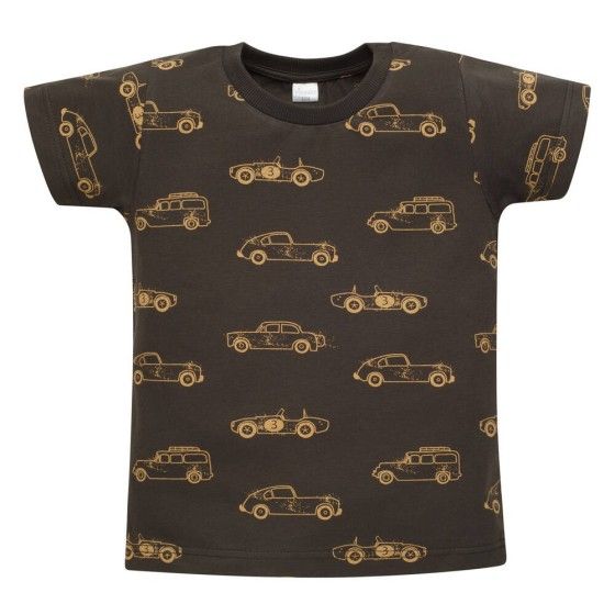 Pinocchio T-shirt graphite, Old Cars 80
