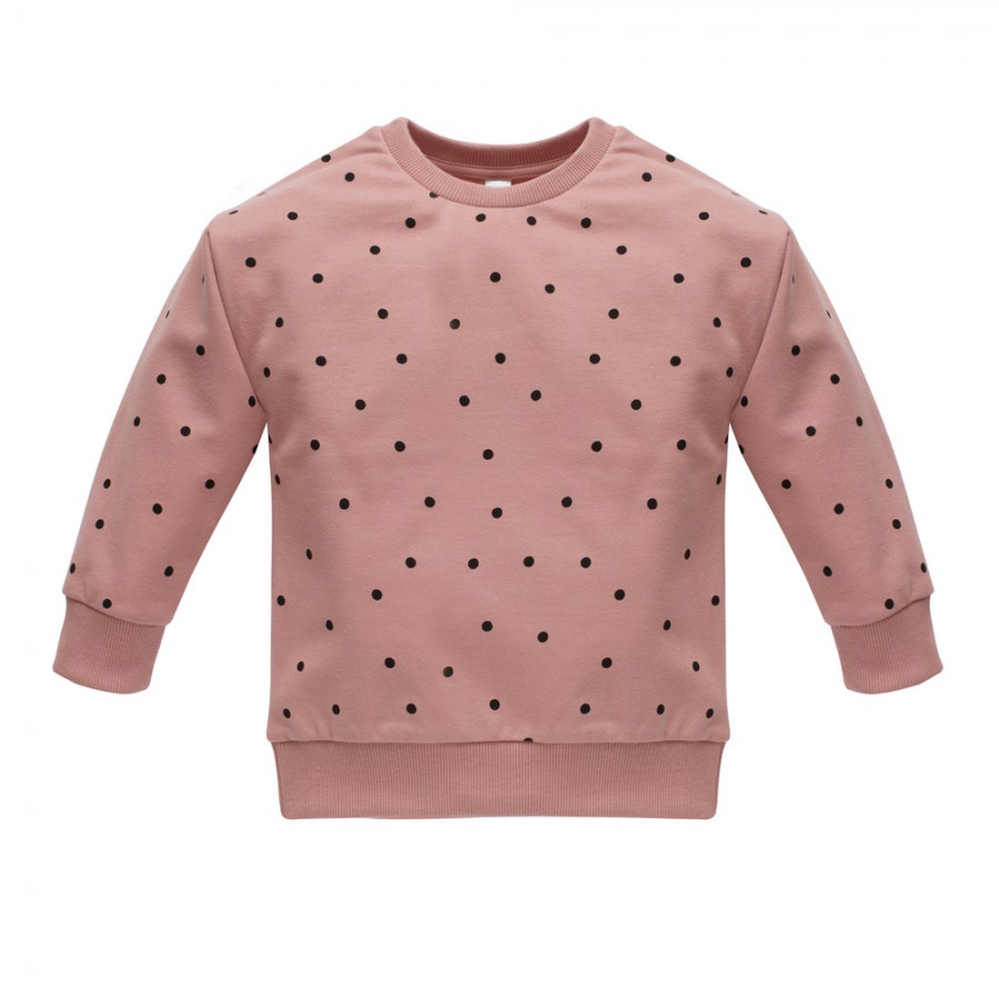 PINOKIO BLUZA PINK GROSZKI TRES BIEN 74 - 5901033327001