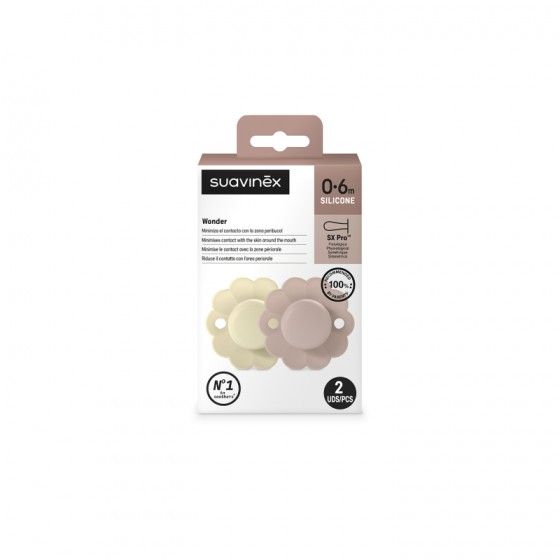 SUAVINEX Fiziológiai cumi sx Pro Wonder 0-6m Whitecap