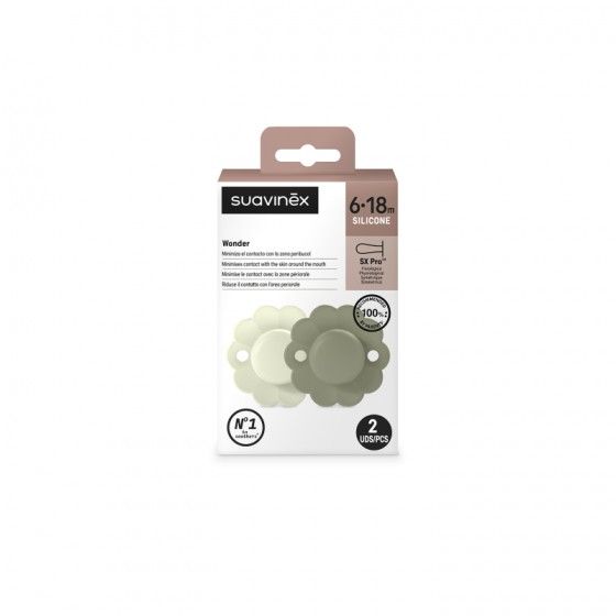 SUAVINEX Fyziologický cumlík SX PRO WONDER 6-18M