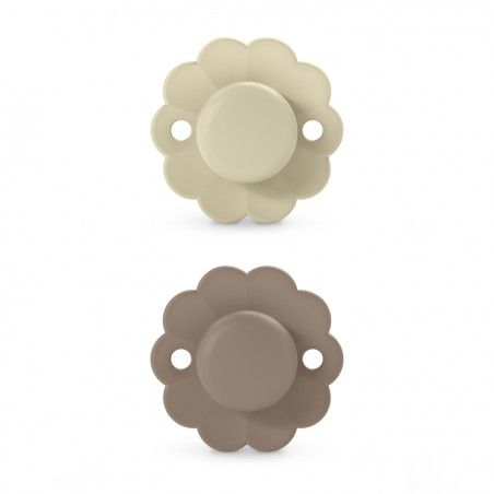 SUAVINEX Physiological pacifier SX PRO Wonder 6-18m Whitecap Gray / Raw Umber 2pcs