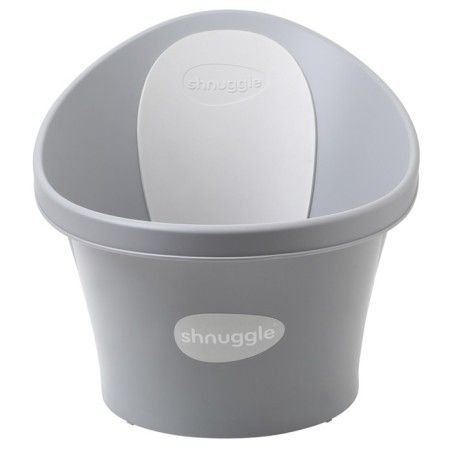 Shnuggle Baby Baby Bathet met Baby Pebble Grey Drain