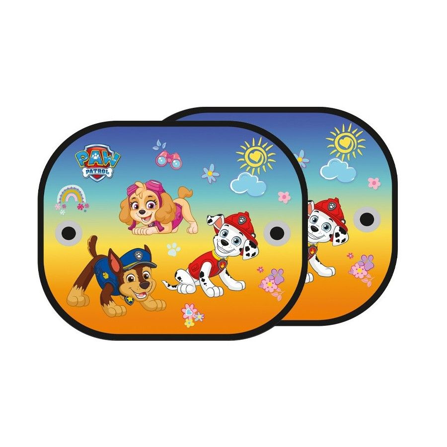Nickelodeon Sonnenhülle Patrouille-Hunde gelb - 2 Stück.