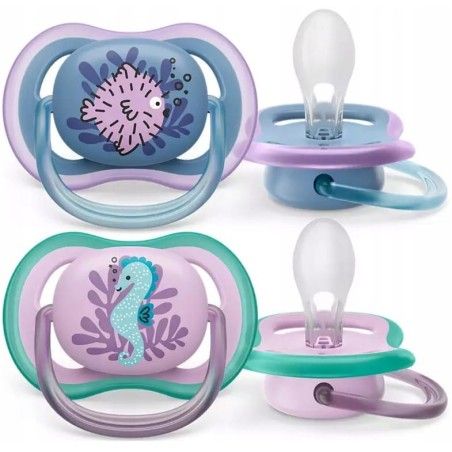 Philips Avent Ultra Air Pacifier Girl Violet 6-18 m