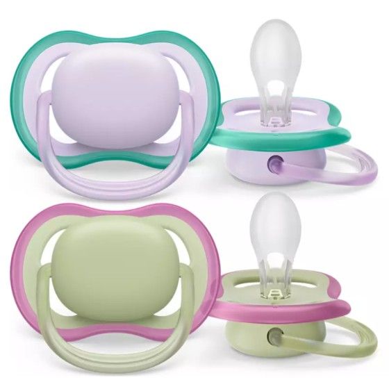 Philips Avent Ultra lucht fopspeen meisje violet groen 0-6 m