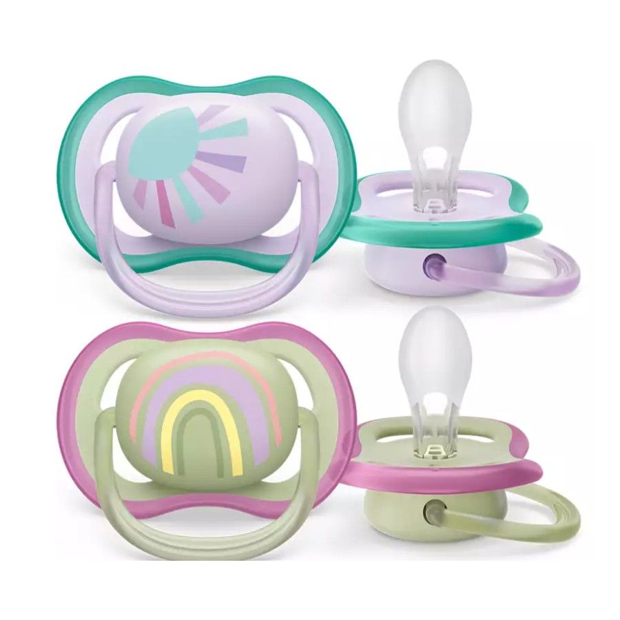 Philips Avent ultra air Smoczek soother girl zieleń 0-6 m -