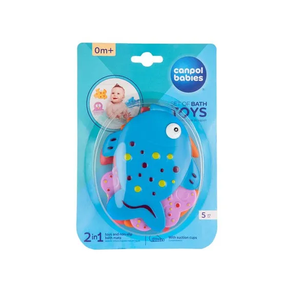 Canpol Mini bath mats 5 pcs 