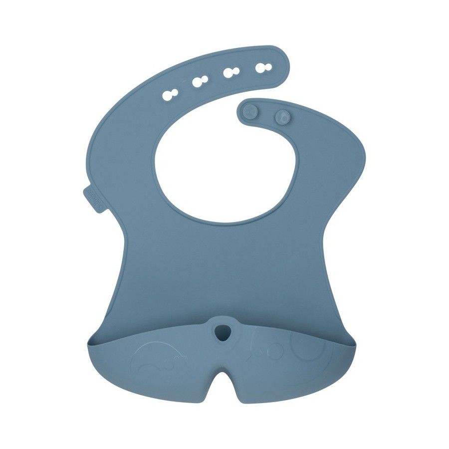 b.box Un sachet en silicone roulé avec une poche bleue