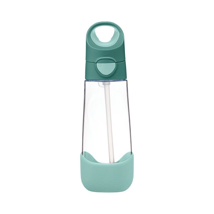 b.box Babybecher - 600 ml Emerald Forest Flasche mit Tritanstiel