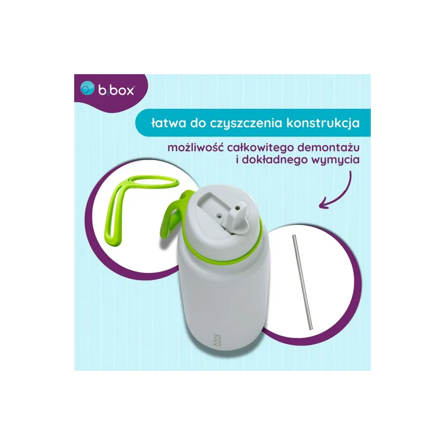b.box Hőüveg összecsukható szájrészével - Thermos with