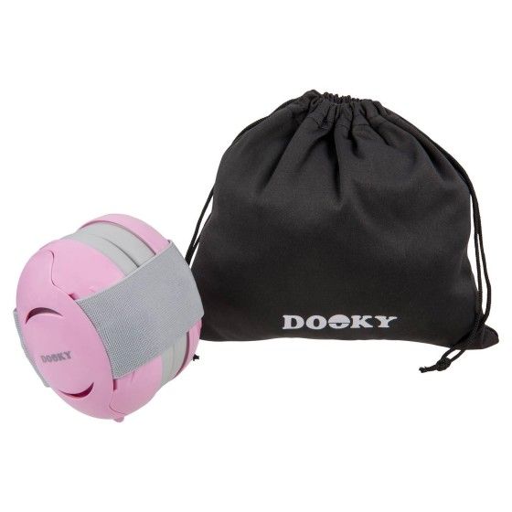 Dooky Słuchawki ochronne Baby Earmuff pink 0-3 l