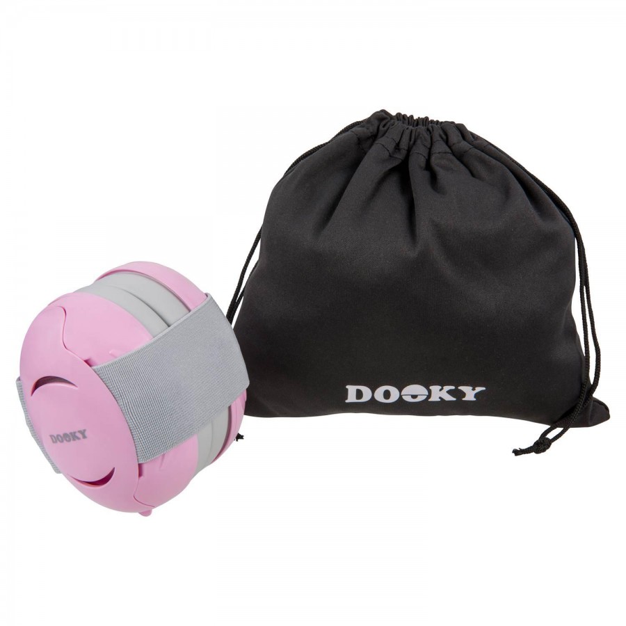 Dooky Słuchawki ochronne Baby Earmuff pink 0-3 l - 5038278013953