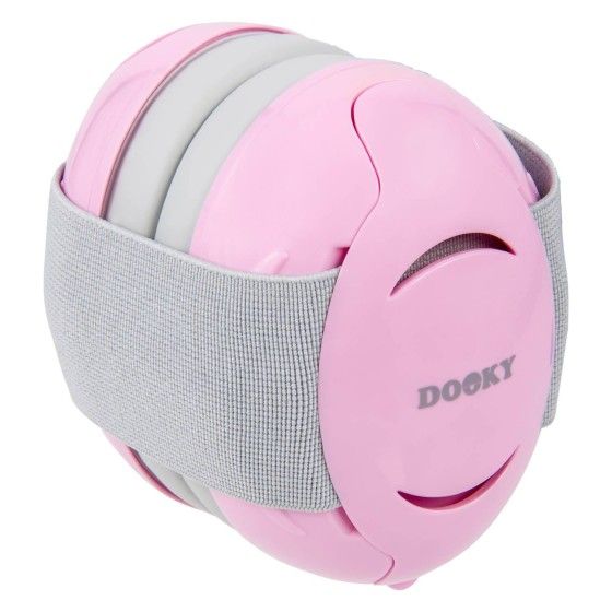 Dooky Baby Earmuff ружовыя 0-3 л ахоўныя навушнікі