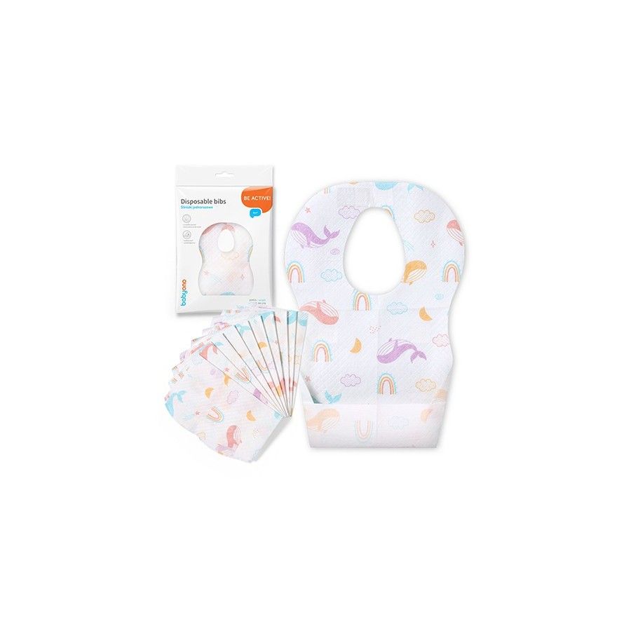 Babyono Bavoir jetable 10 pièces