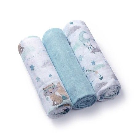 Babyono Natural Bamboo Bamboo Baby Blue fiber fibers