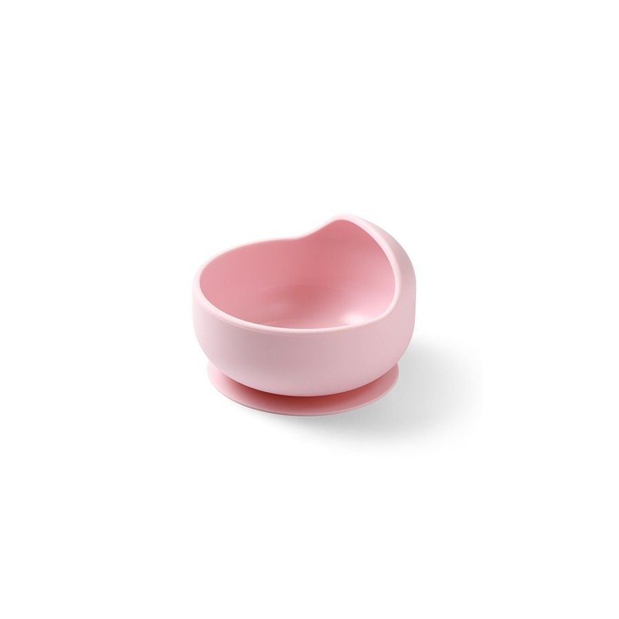 Babyo Silicone Bowl rózsaszín szívócsésze - 5901435415818