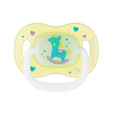 Canpol babies silicone soother 6-18m symmetrical TOYS