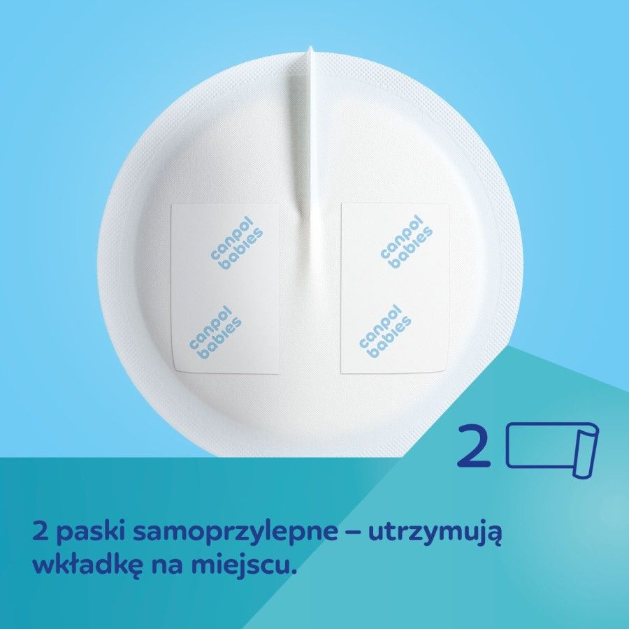 Canpol Prsní vložky se samolepicím proužkem 60 ks.