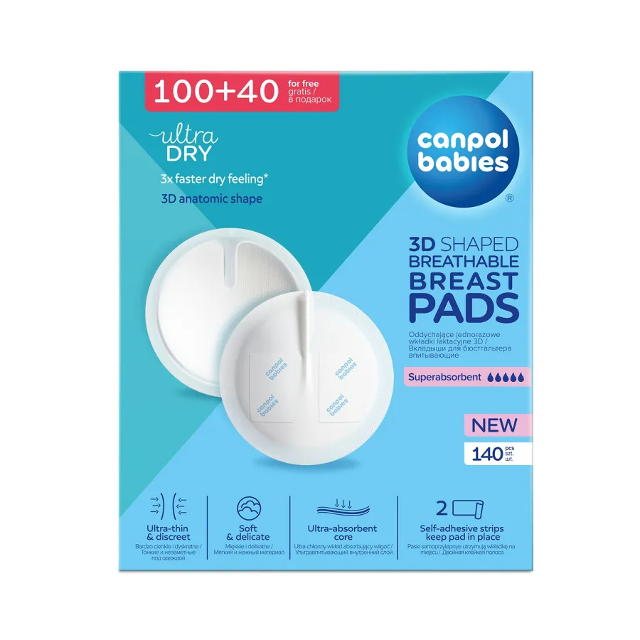 Canpol Baba szoptatási betétek öntapadó szíjjal 140