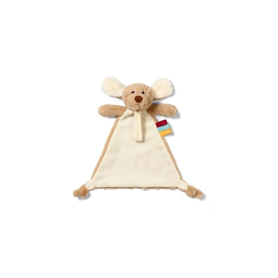 Babyono Przytulanka z zawieszką do smoczka DOG WILLY